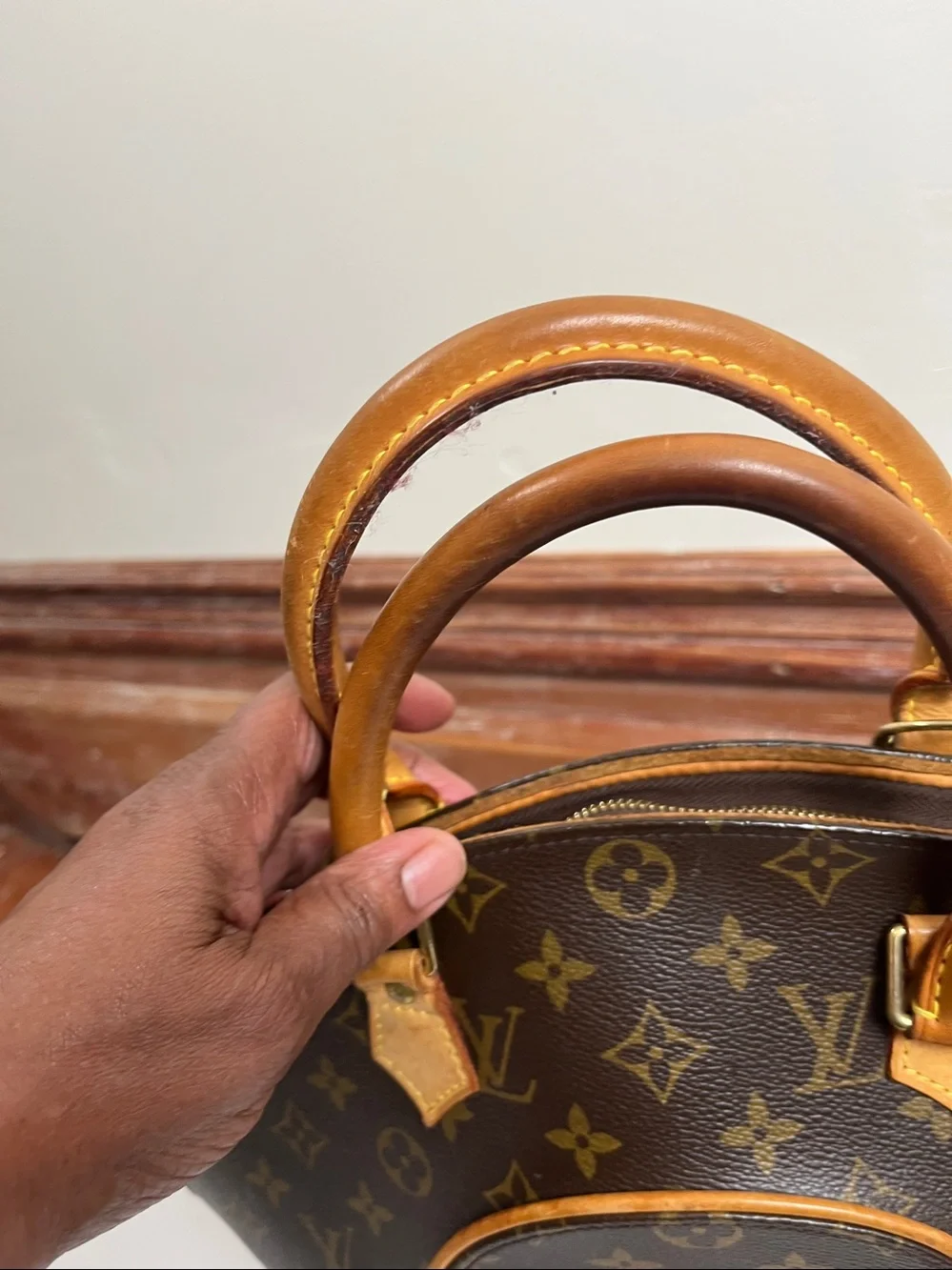 Louis Vuitton Brown Monogram Alma PM Satchel - Brown/Gold Hardware